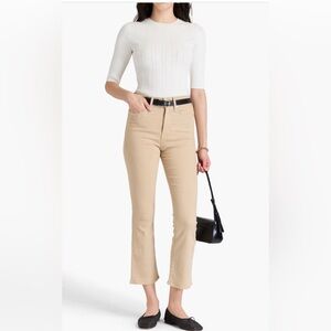 Veronica Beard Carolina Ankle Skinny Flare High Rise